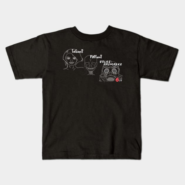 EINHANDER - Gasmask Kids T-Shirt by miqwib